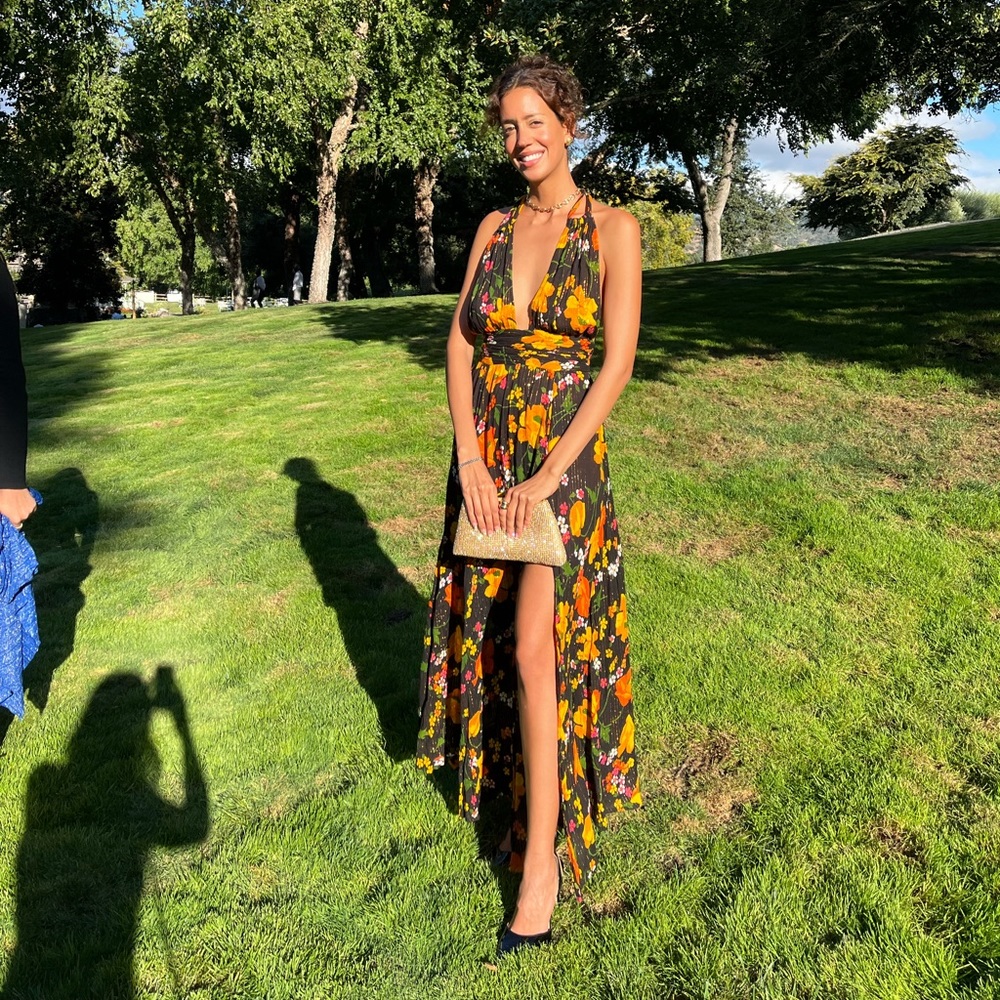 ASOS tencel floral gown